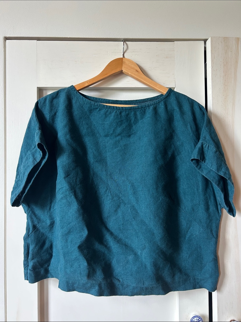 notPERFECTLINEN Gordes boxy top